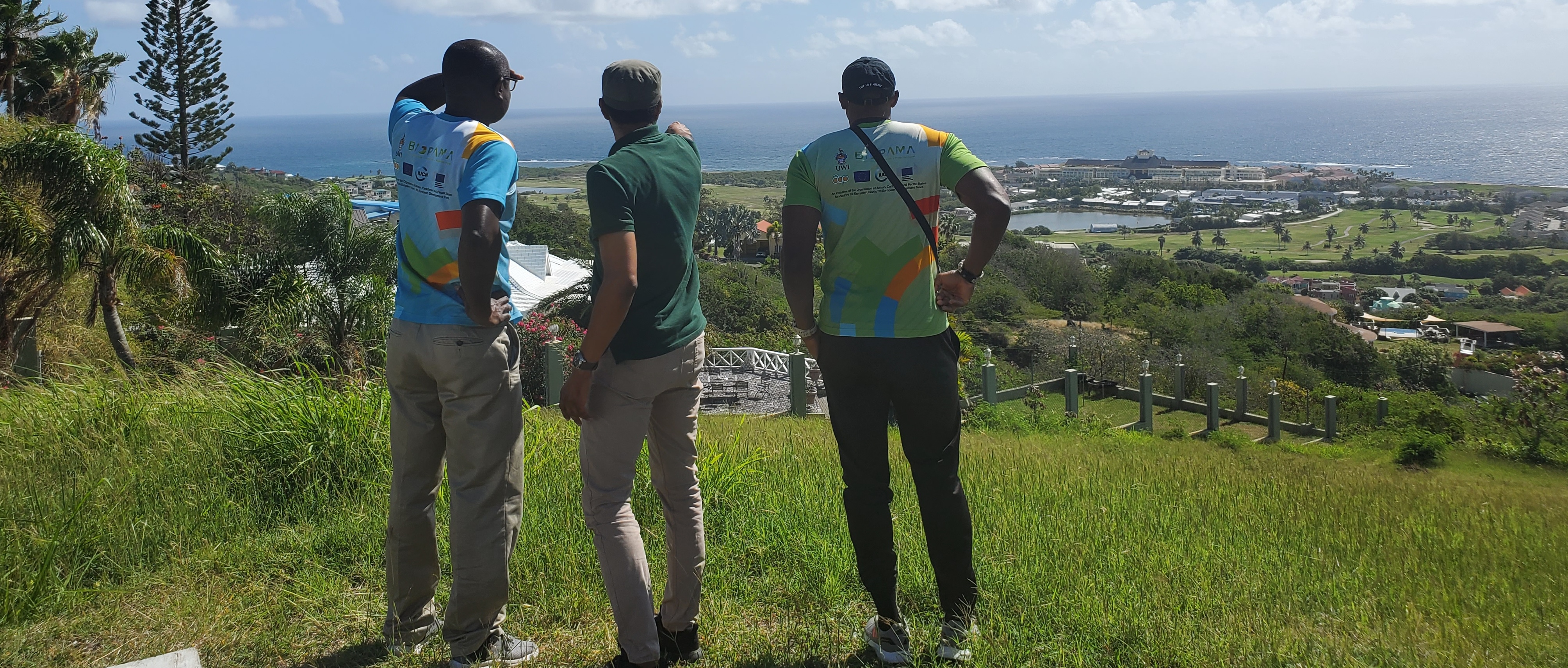 Members of CPAG team in St. Kitts